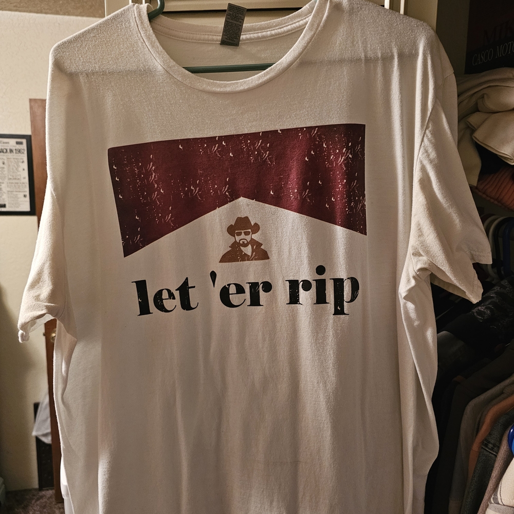 Let 'er Rip Women's White Graphic Tee